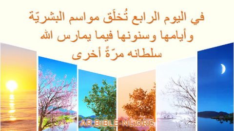 في اليوم الرابع، خلق الله الأنوار