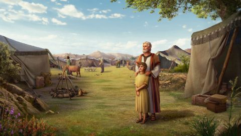 إبراهيم يُقدِّم اسحق ذبيحة