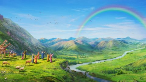 يستخدم الله قوس قزح ليقطع عهدًا مع الإنسان