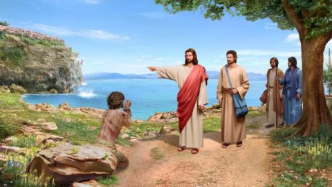 الرب يسوع يشفي الناس